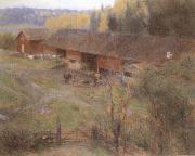 Erik Werenskiold Autumn oil painting reproduction